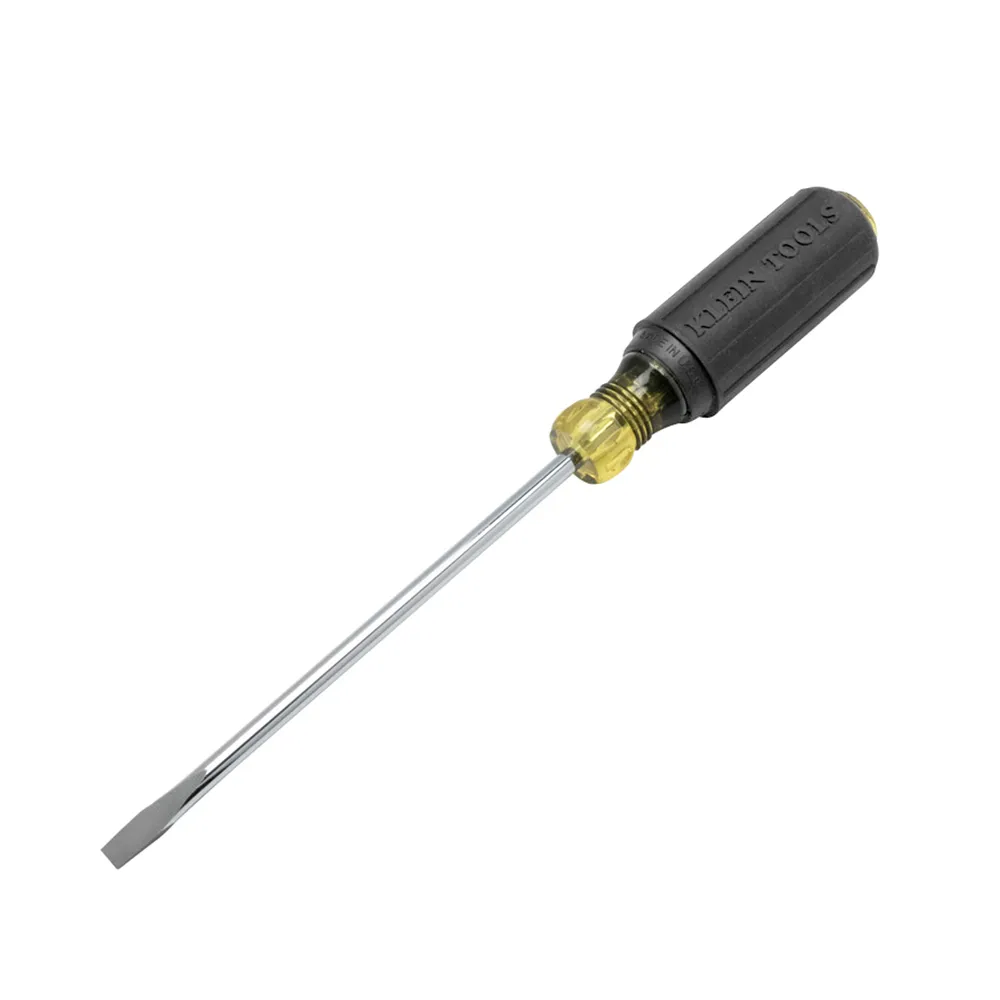 Desarmador de punta cabinet de 0,6 cm de alta resistencia con barra redonda de 15 cm